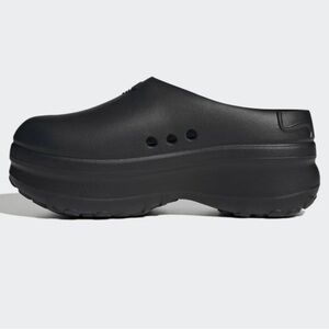 adidas Black Platform Clogs